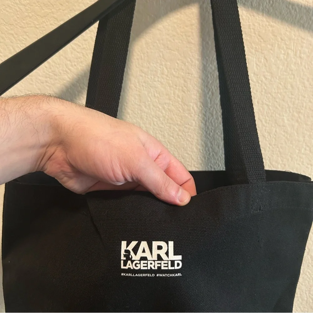 Karl Lagerfeld logo tote bag